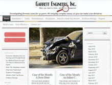 Tablet Screenshot of garrett-engineers.com